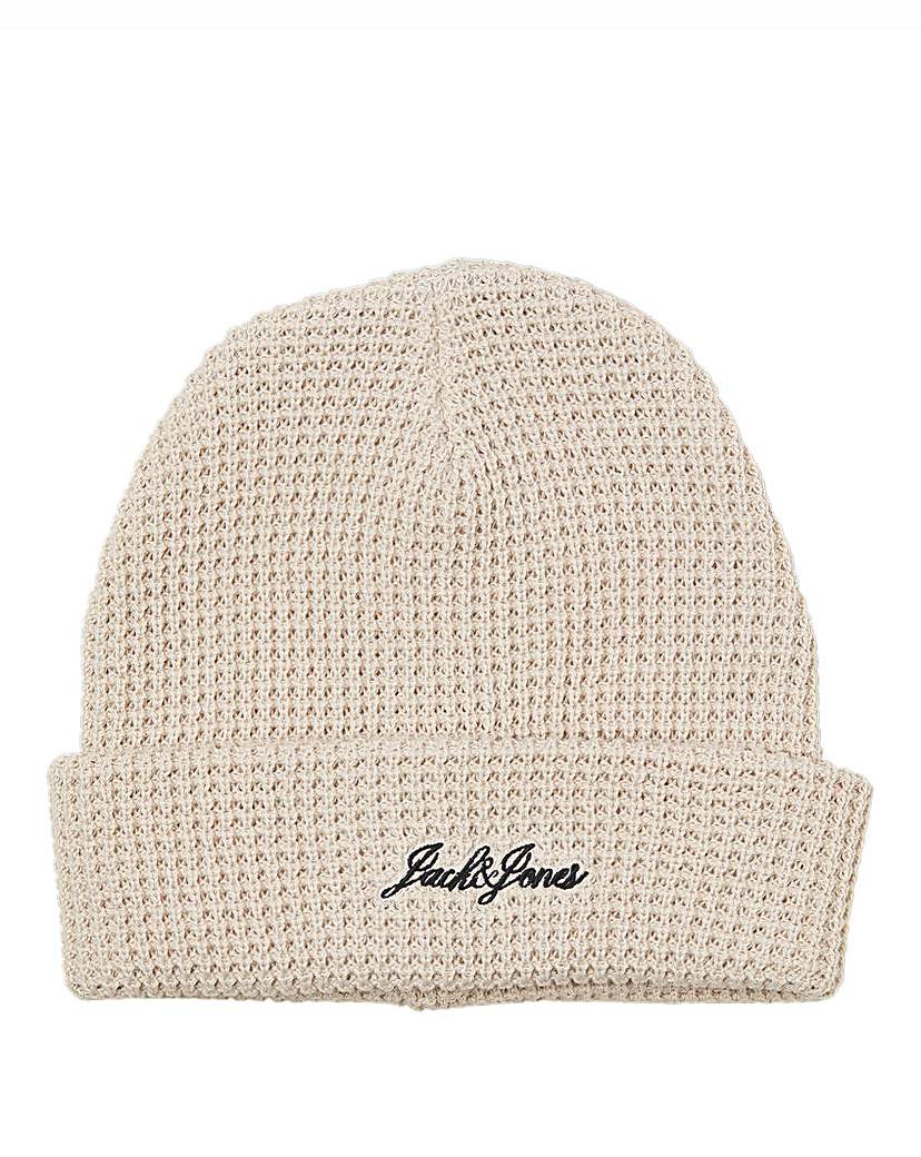 Jack & Jones Waffle Logo Beanie