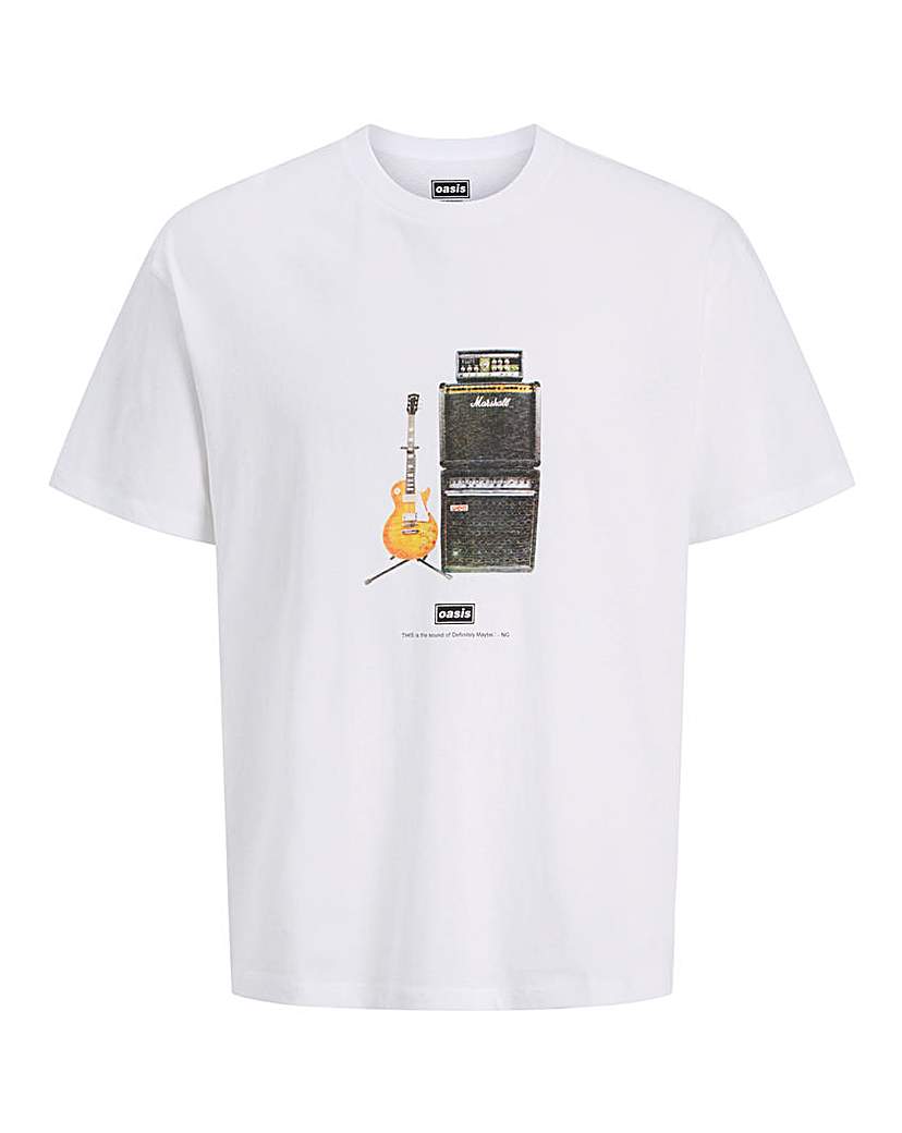 Oasis Crew Neck T-Shirt - White