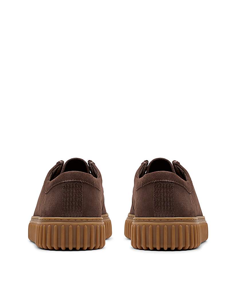 Clarks Torhill Lo Shoe - Brown Dark