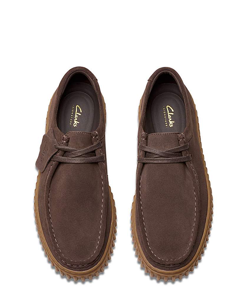 Clarks Torhill Lo Shoe - Brown Dark