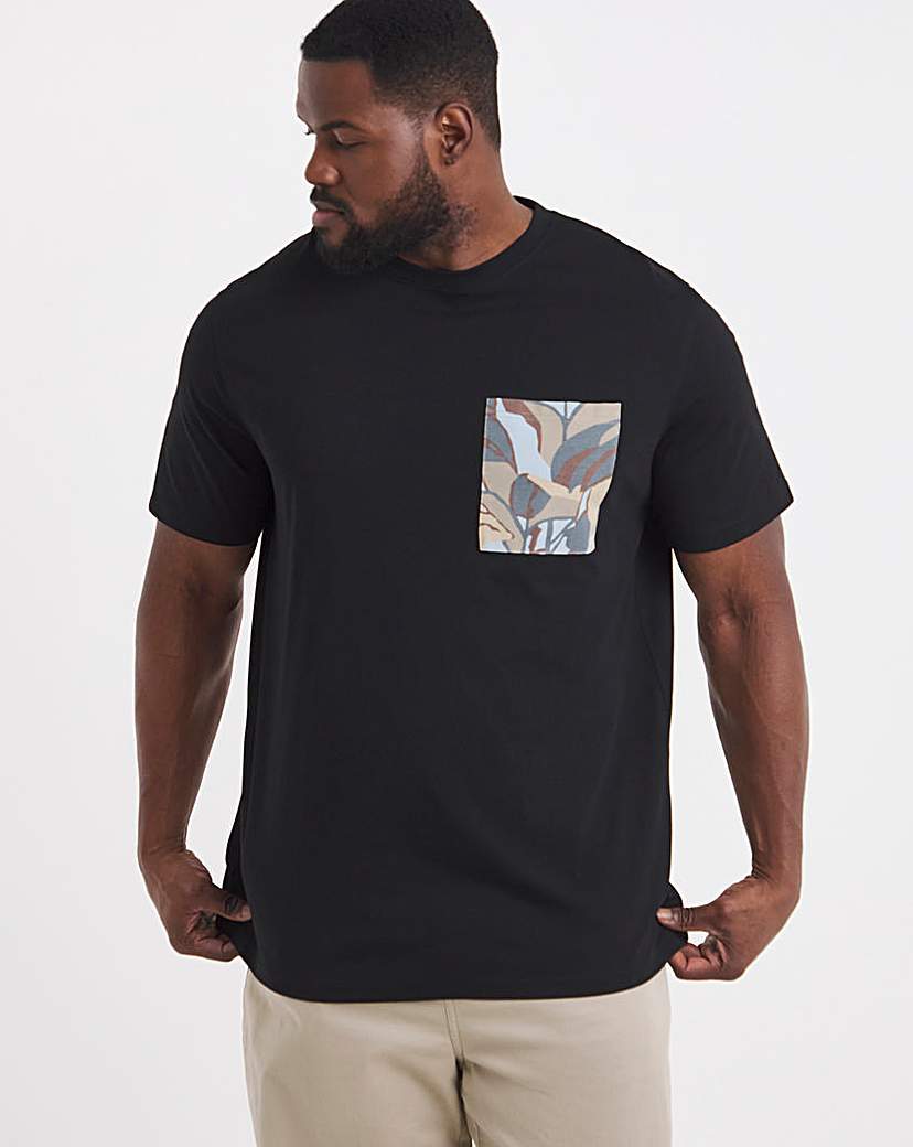 New In - Jack Jones Avira Pocket T-Shirt - Black
