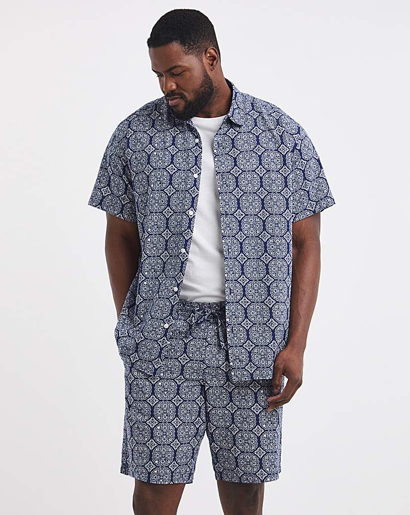 New In - Jack Jones Seersucker Shirt & Short Set