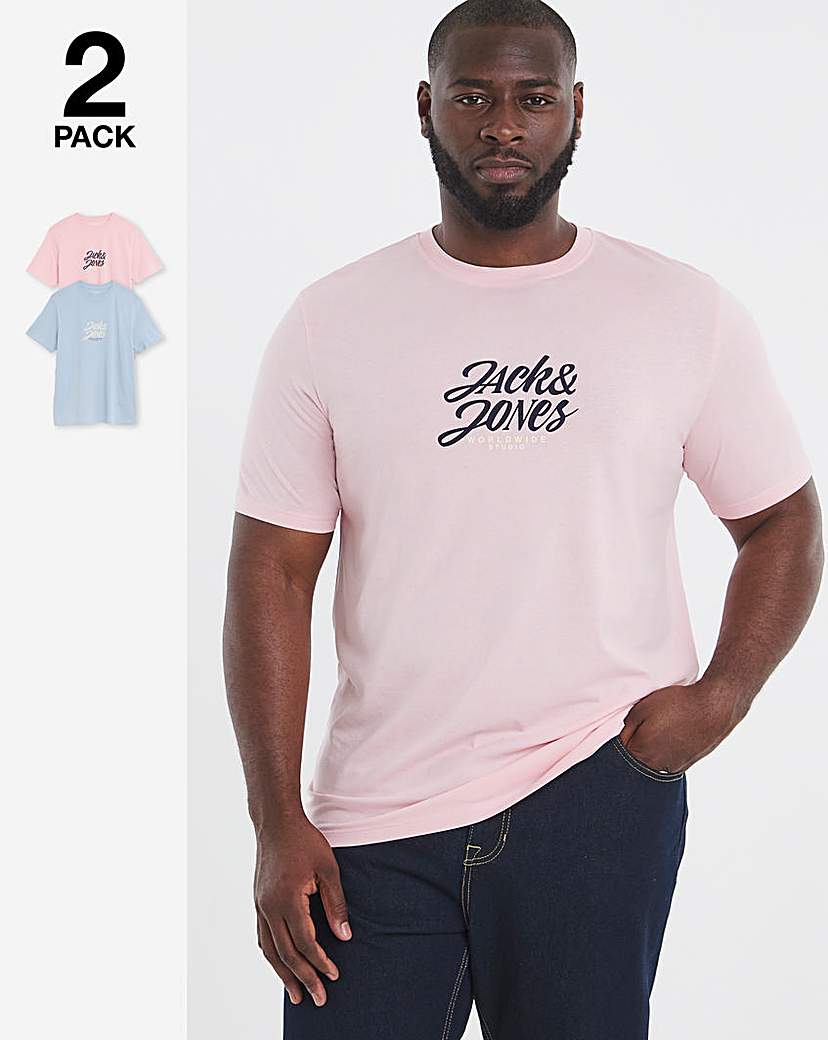 Jack & Jones Avria Logo T-Shirt 2 Pack