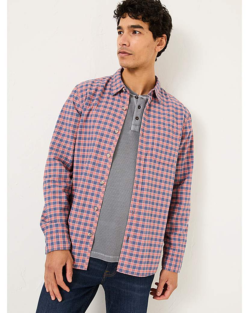 Fatface Sandy Check Shirt - Dusky Pink