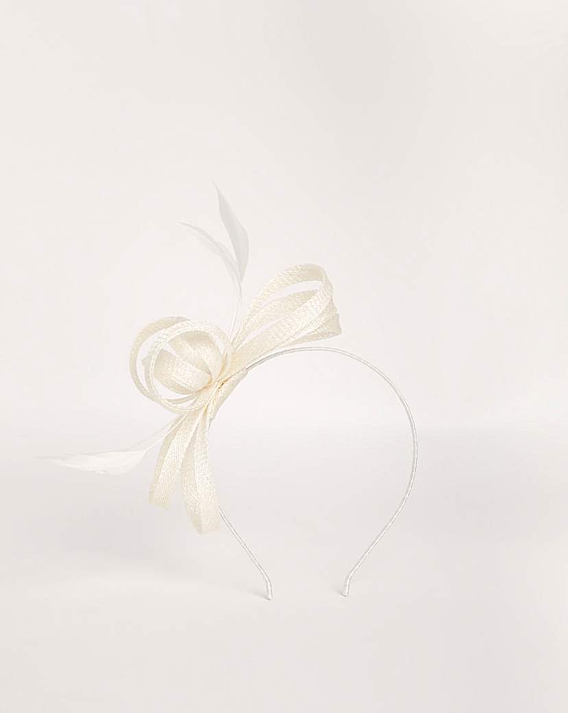 Ivory Bow Headband Fascinator