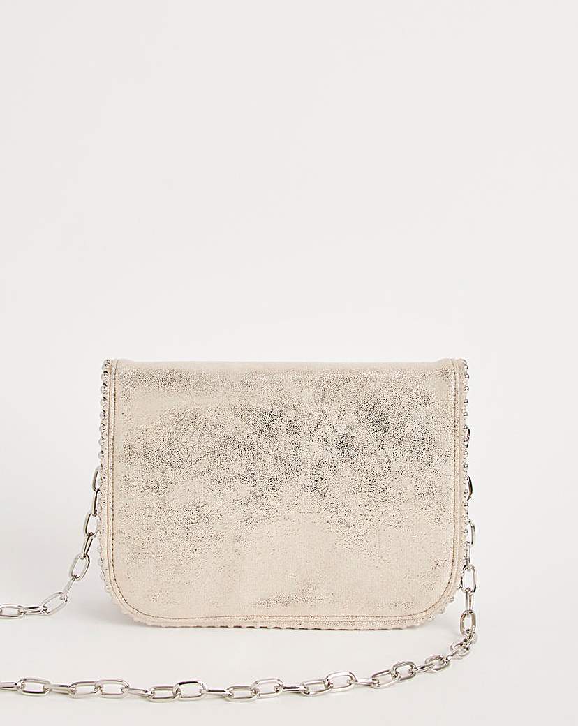 Stone Beaded Detail Crossbody Bag