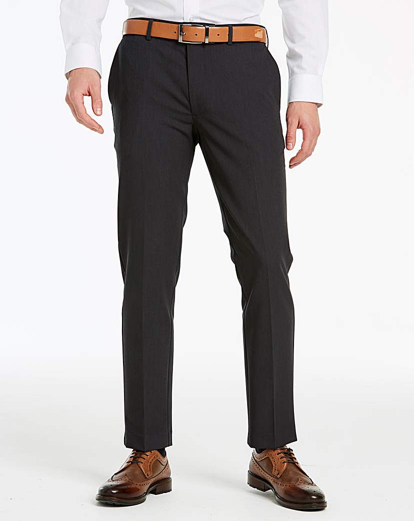 Image of Farah Charcoal Slim Leg Trousers 30in