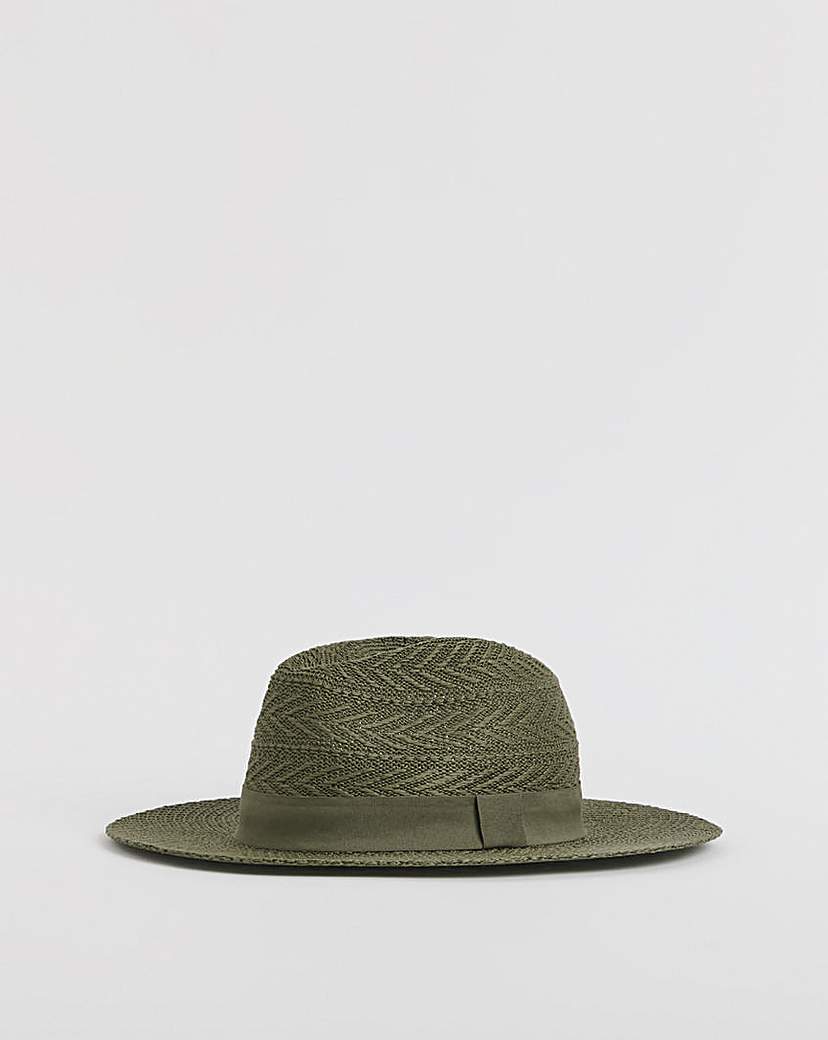 Khaki Western Cowboy Straw Hat