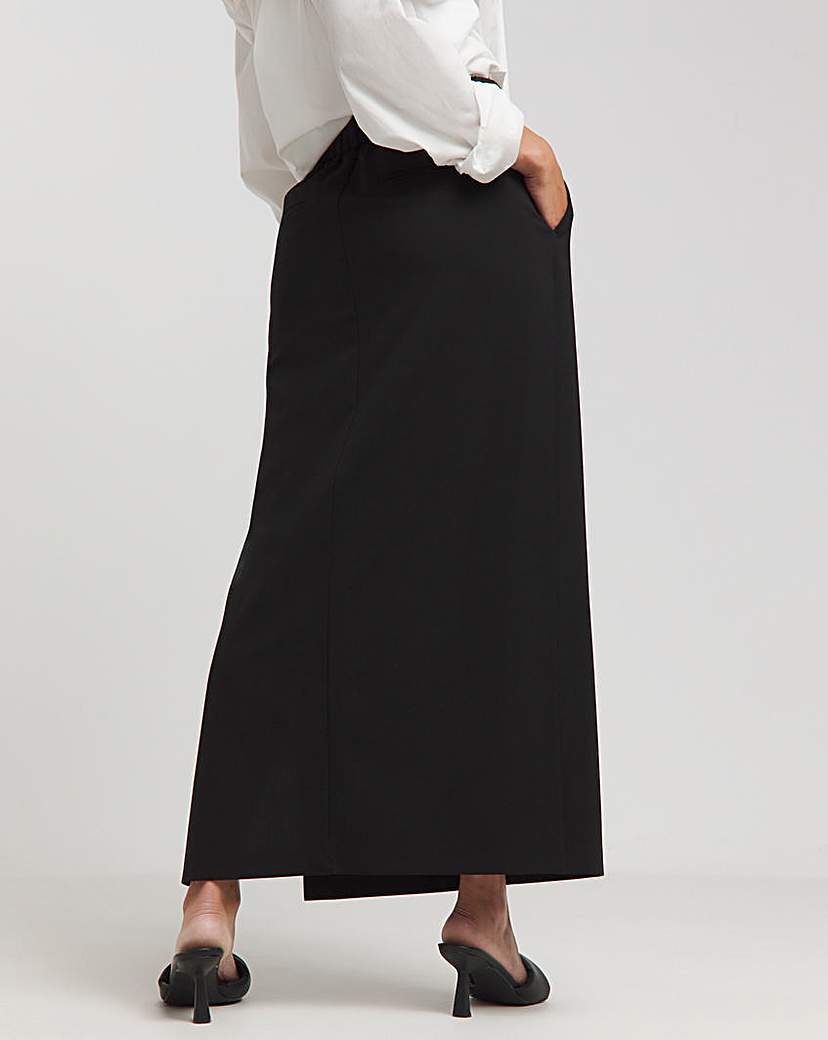 Black Magisculpt Maxi Skirt