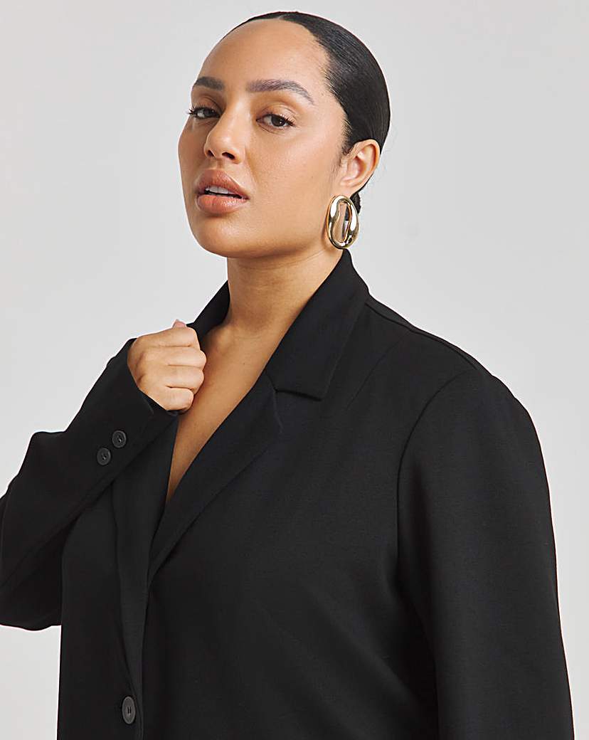 Black Premium Ponte Blazer