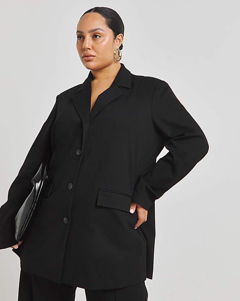 Black Premium Ponte Blazer