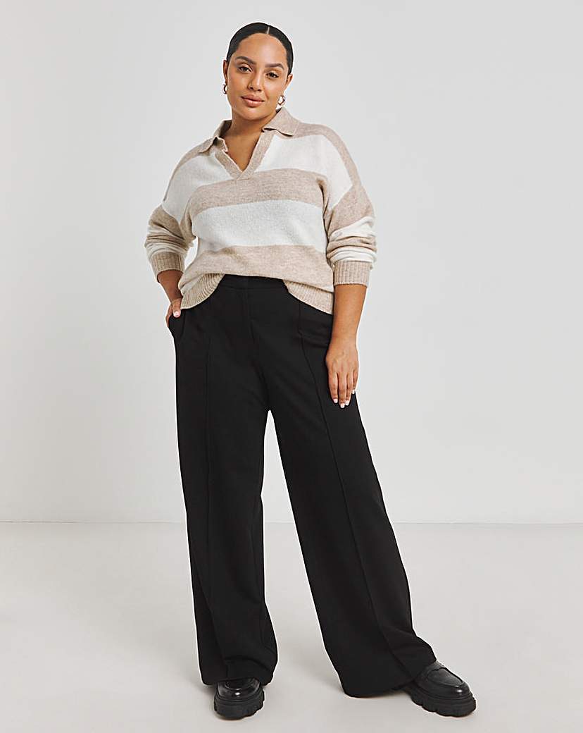 Black Premium Ponte Trousers