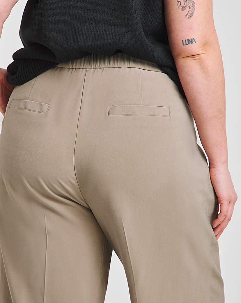 Neutral Wide Leg Trousers