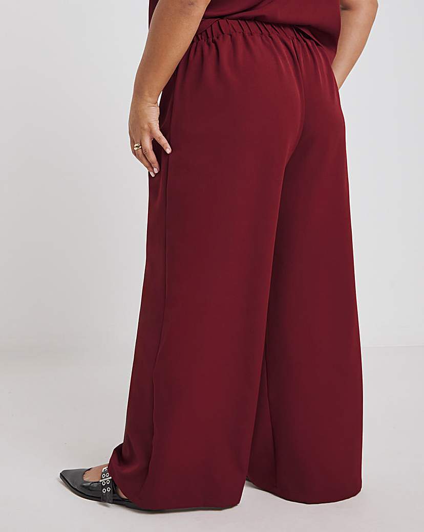Tailored Wide Leg Trousers
