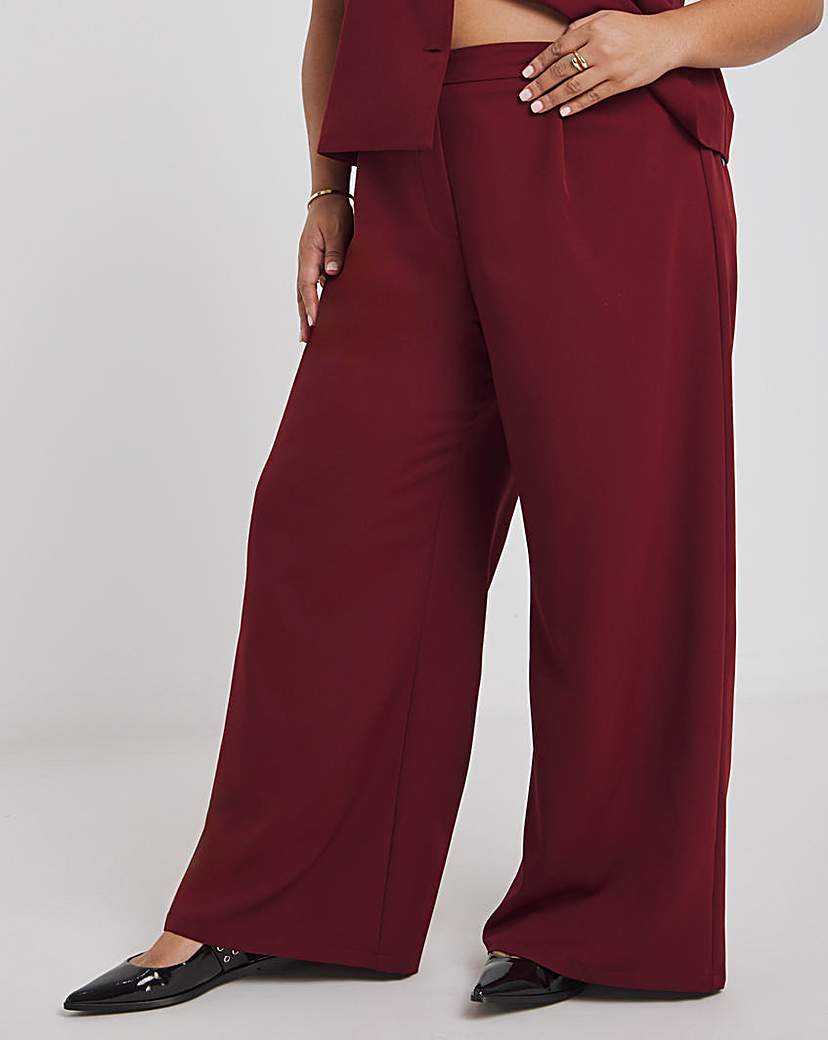 Tailored Wide Leg Trousers