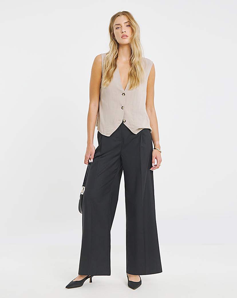 New In - Turned Over Waistband Tailored Trouser