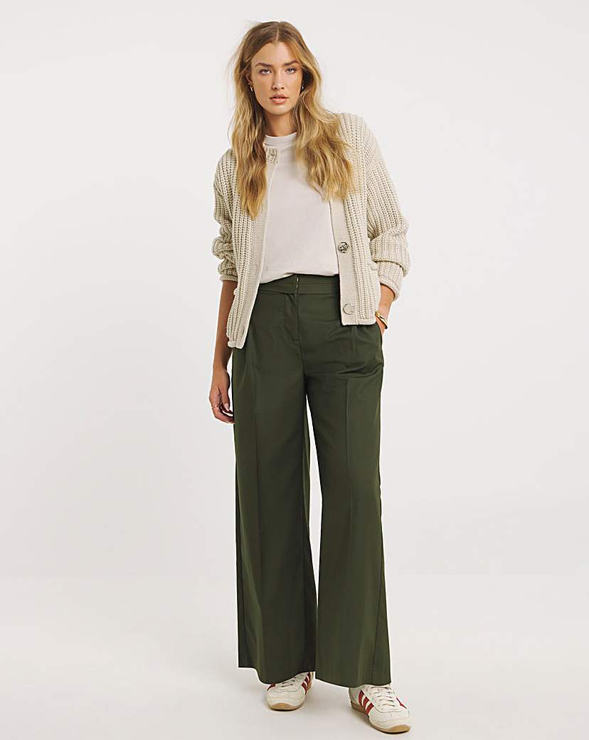 New In - Turned Over Waistband Tailored Trouser