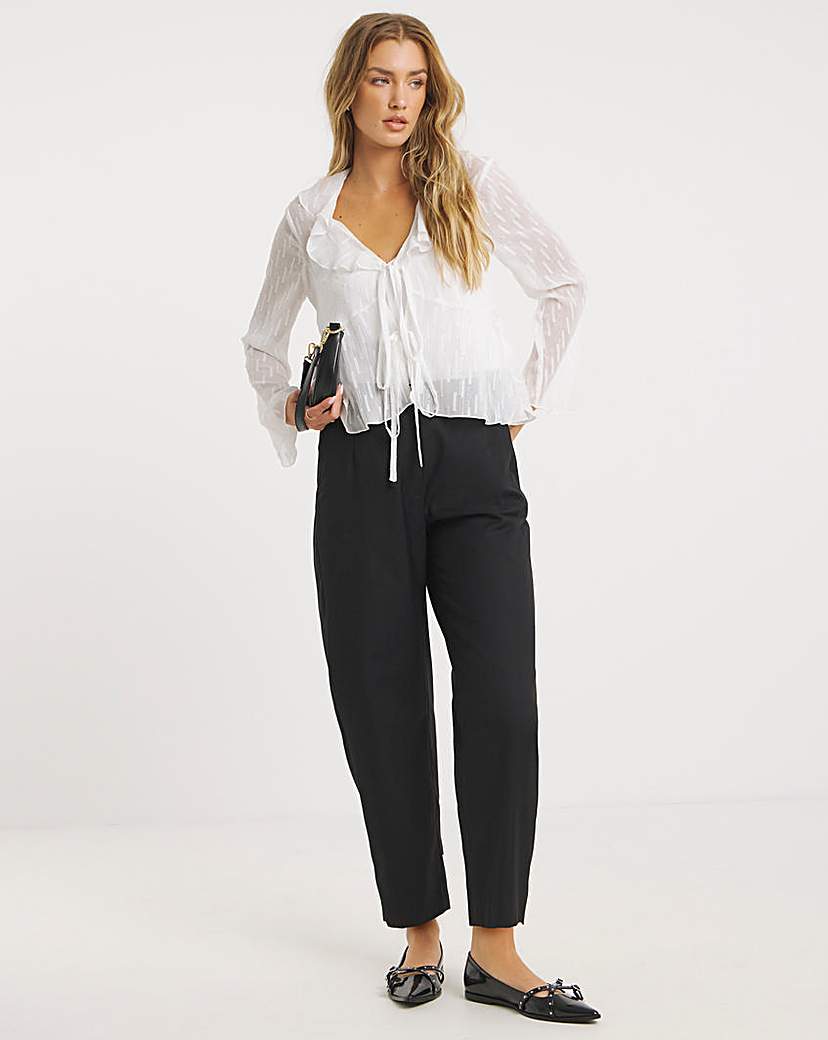 New In - Simply Be Tailored Barrel Leg Trouser