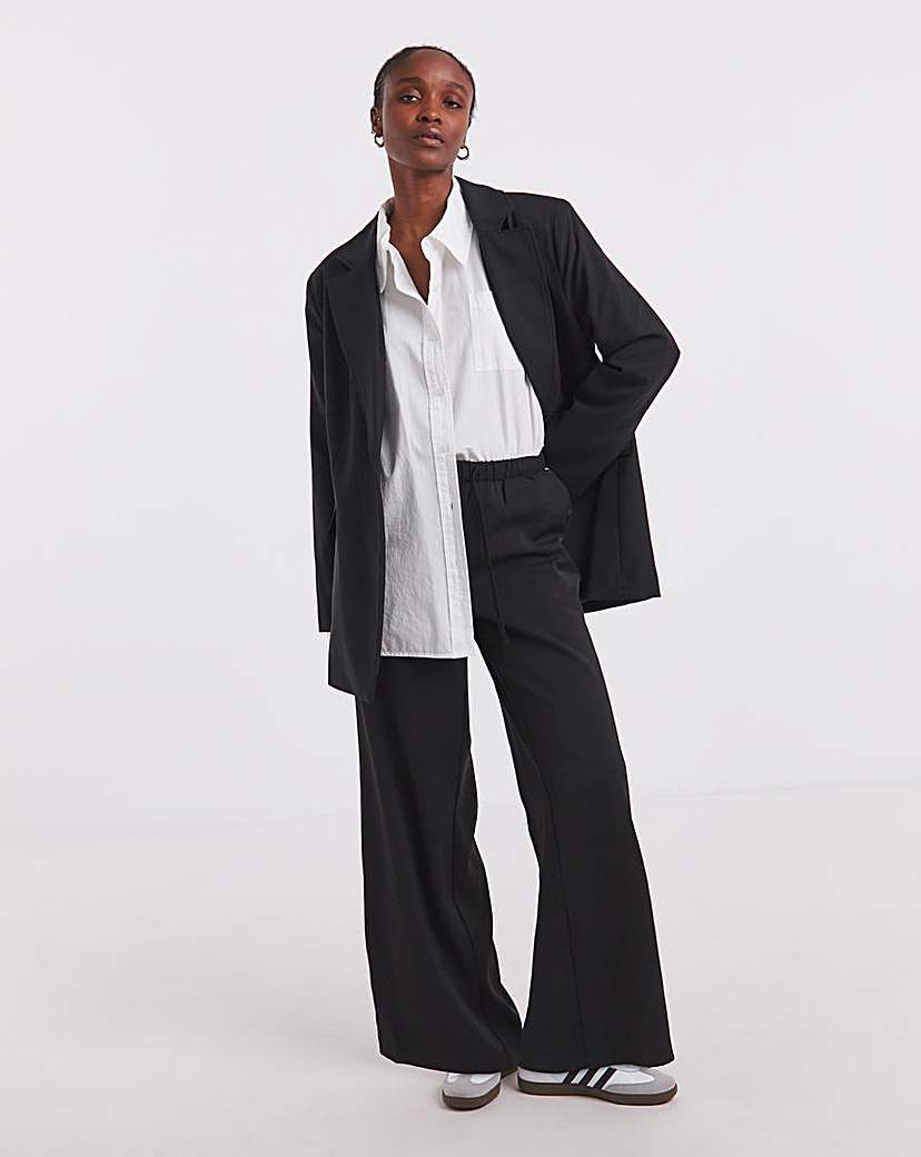 New In - Black Oversized Single Breasted Blazer