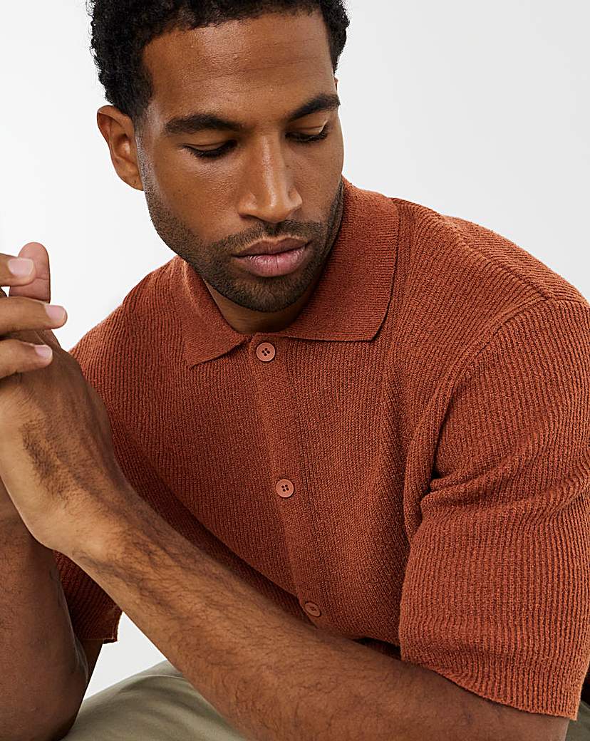 Only & Sons Rust Sean Kitted Polo - Xl(44")