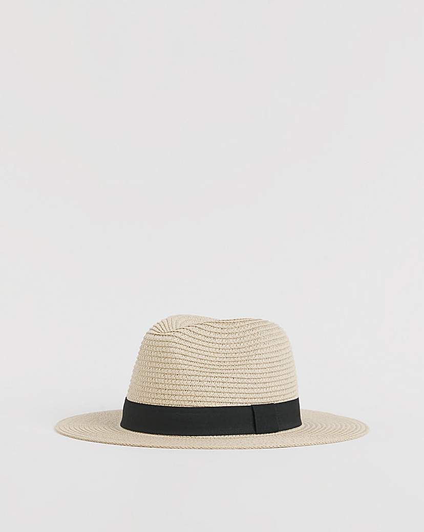 Straw Fedora Hat