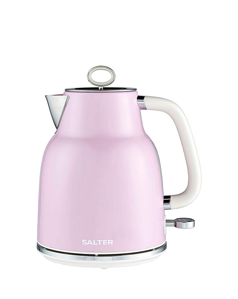 Salter Retro Rapid Boil Pink Kettle