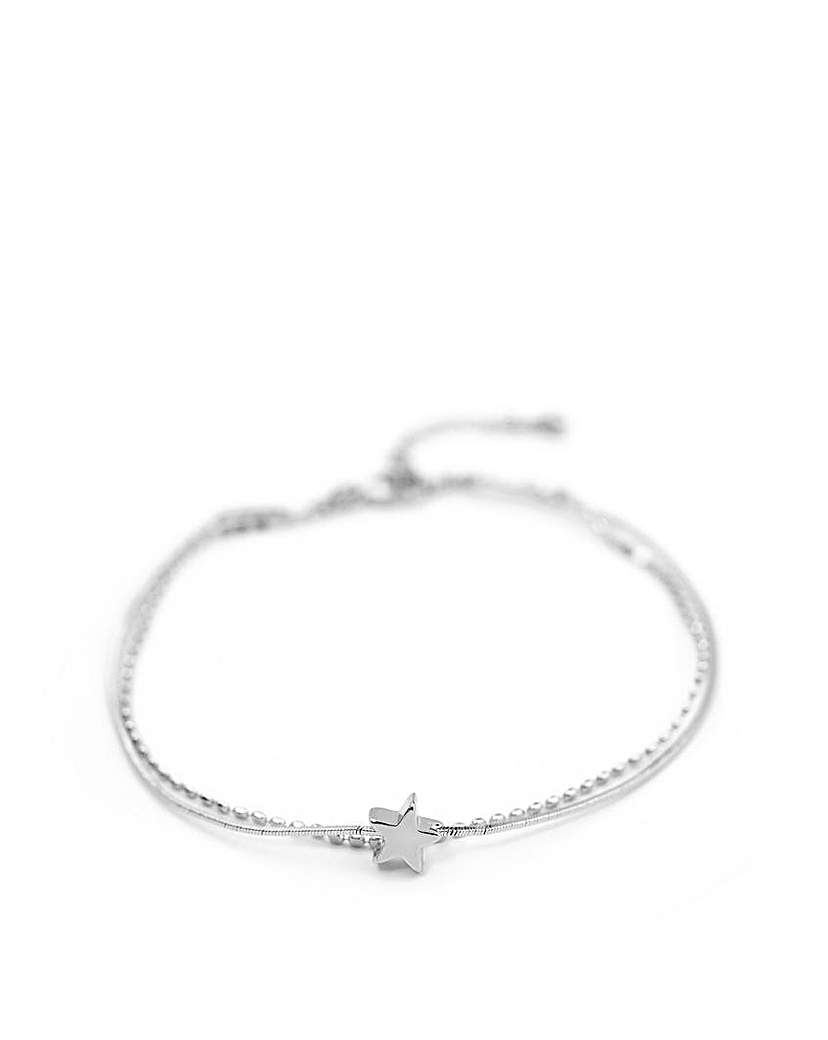 Buckley Double Chain Star Bracelet