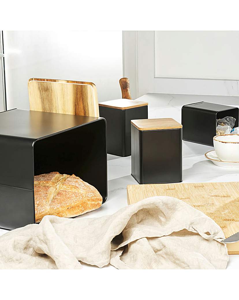 Salter Toronto Bread Bin & Canister Set