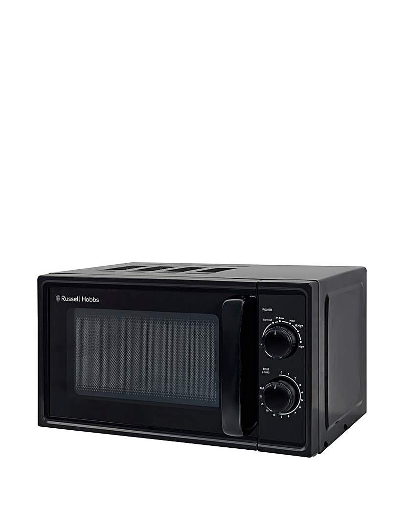 Russell Hobbs Textures Black Microwave