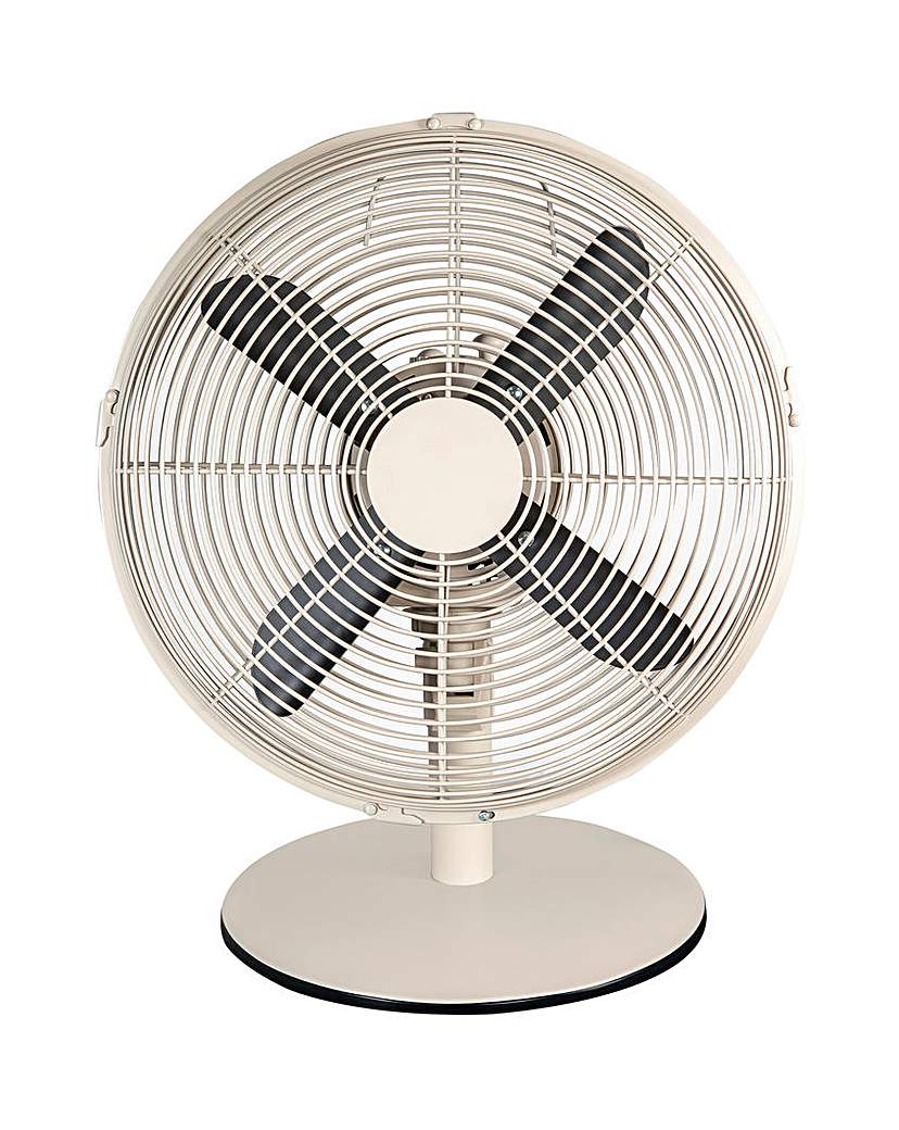 Russell Hobbs 12 Greige Metal Desk Fan