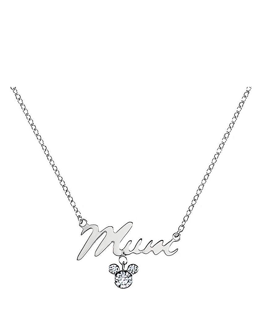 Disney Sterling Silver ’Mum’ Necklace