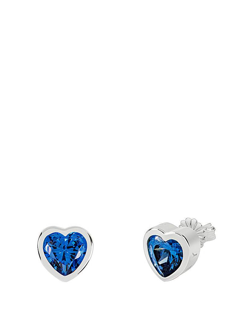 Radley Love Blue Stone Silver Earrings