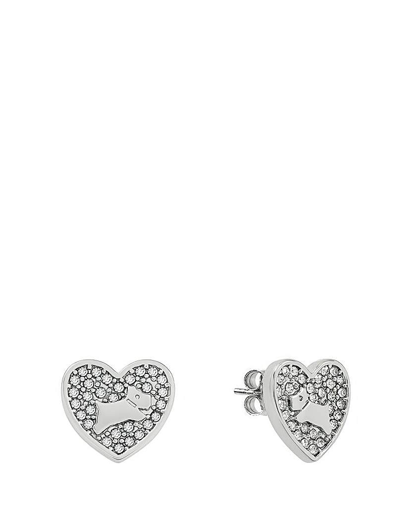 Radley Silver Plated Heart Earrings