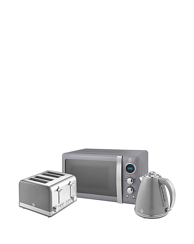 Swan Retro Kettle, Toaster & Microwave