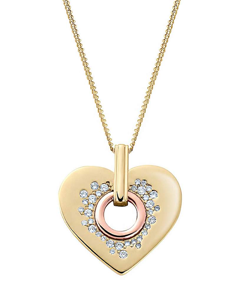 New In - Clogau Cariad Gold Heart Pendant