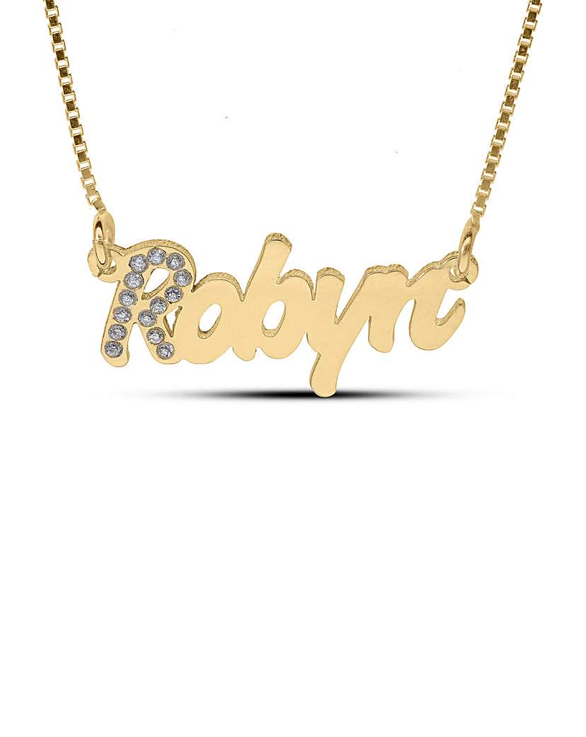 Gold Plated Name Necklace