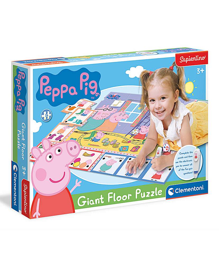 clementoni giant floor puzzle: peppa pig