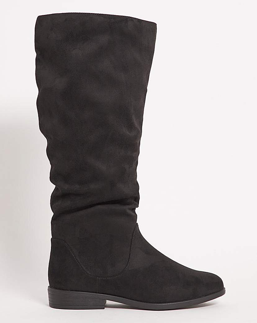 Microsuede Boot E Fit Standard Calf