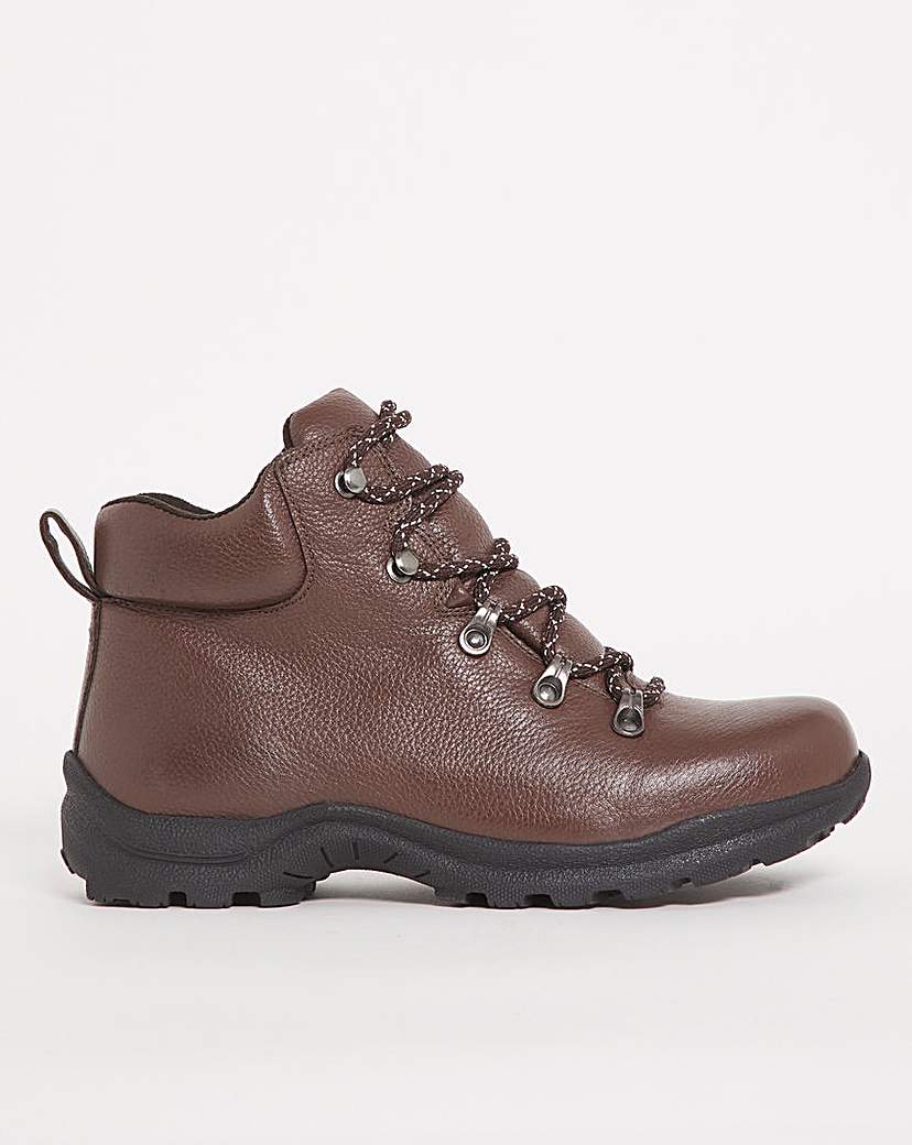 Leather Hiking Boot EEE Fit - Womens - Size 8 - Hiking Shoes - Walking Boots - Waterproof
