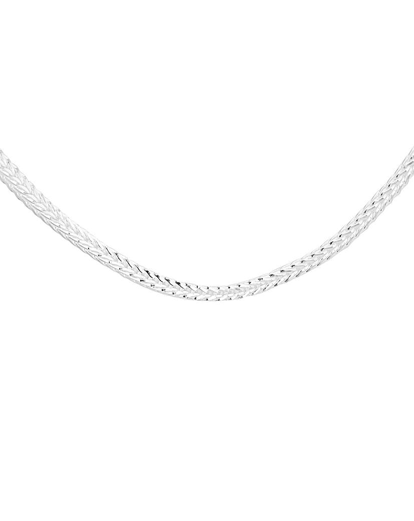 Sterling Silver Fine Square Franco Chain