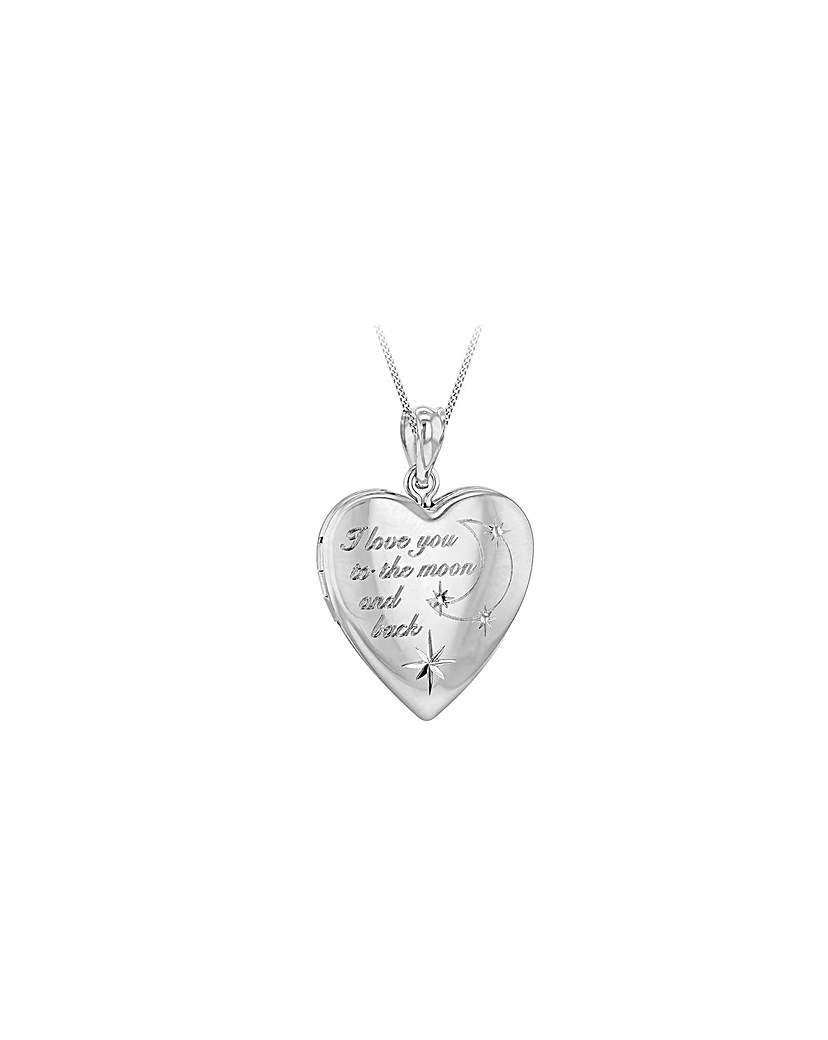 Sterling Silver Heart Locket Necklace