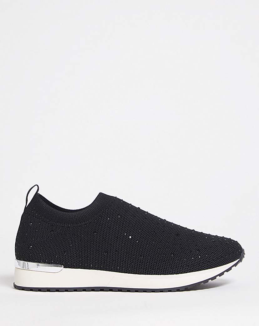 Cushion Walk Fly Knit Slip On E Fit