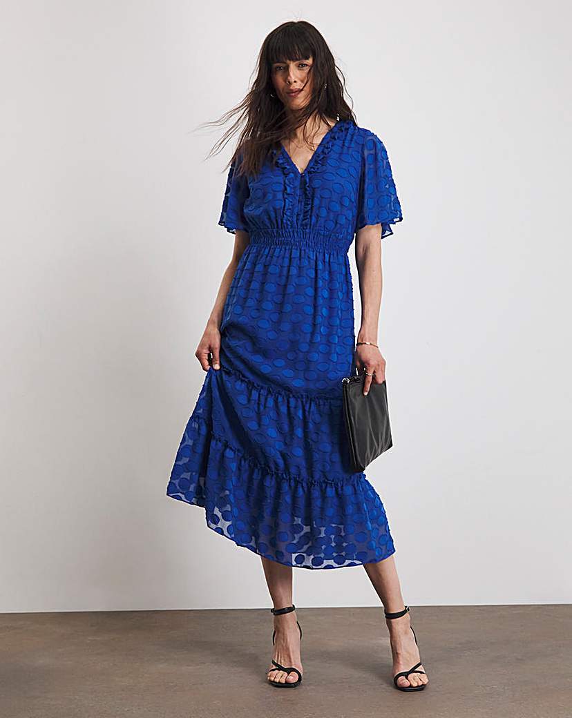 Joanna Hope Spot Midi Dress