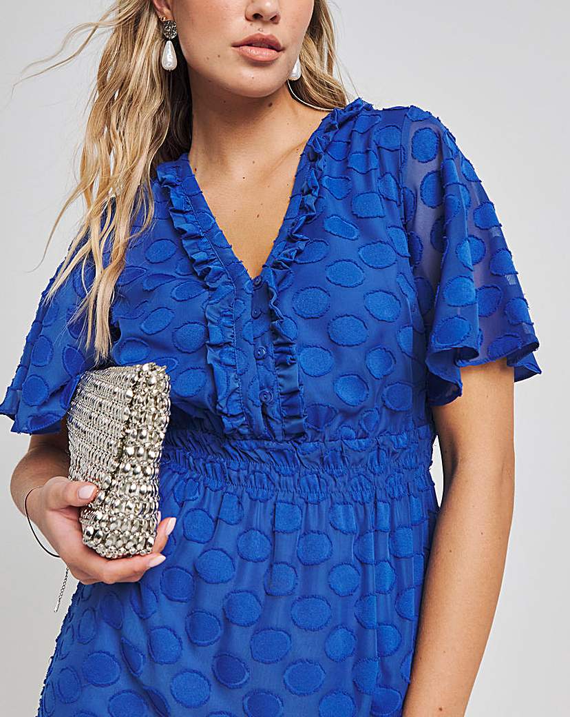 Joanna Hope Spot Midi Dress