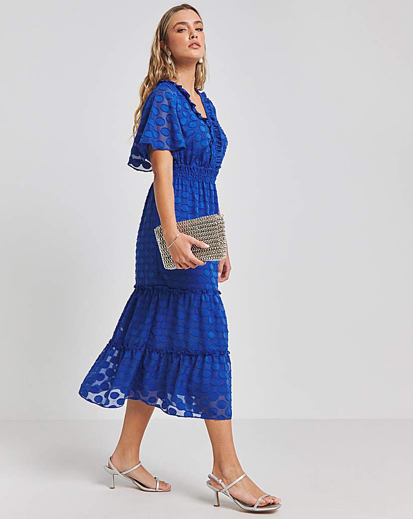 Joanna Hope Spot Midi Dress