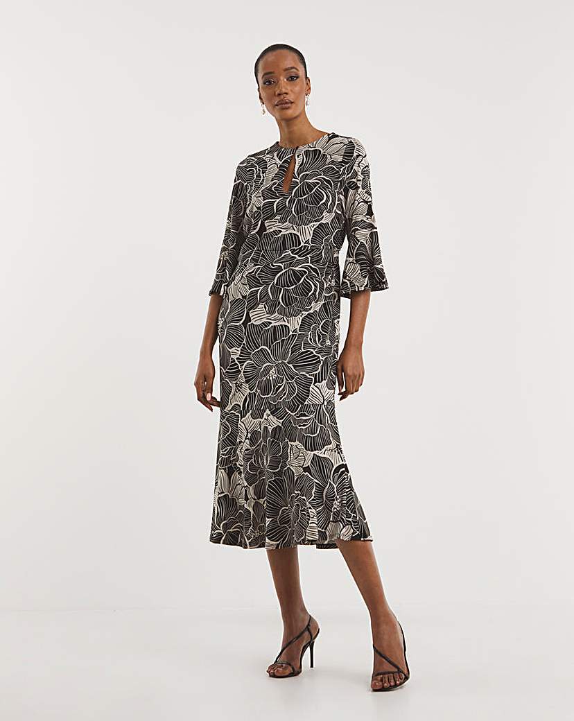 Joanna Hope Floral Luxe Jersey Dress