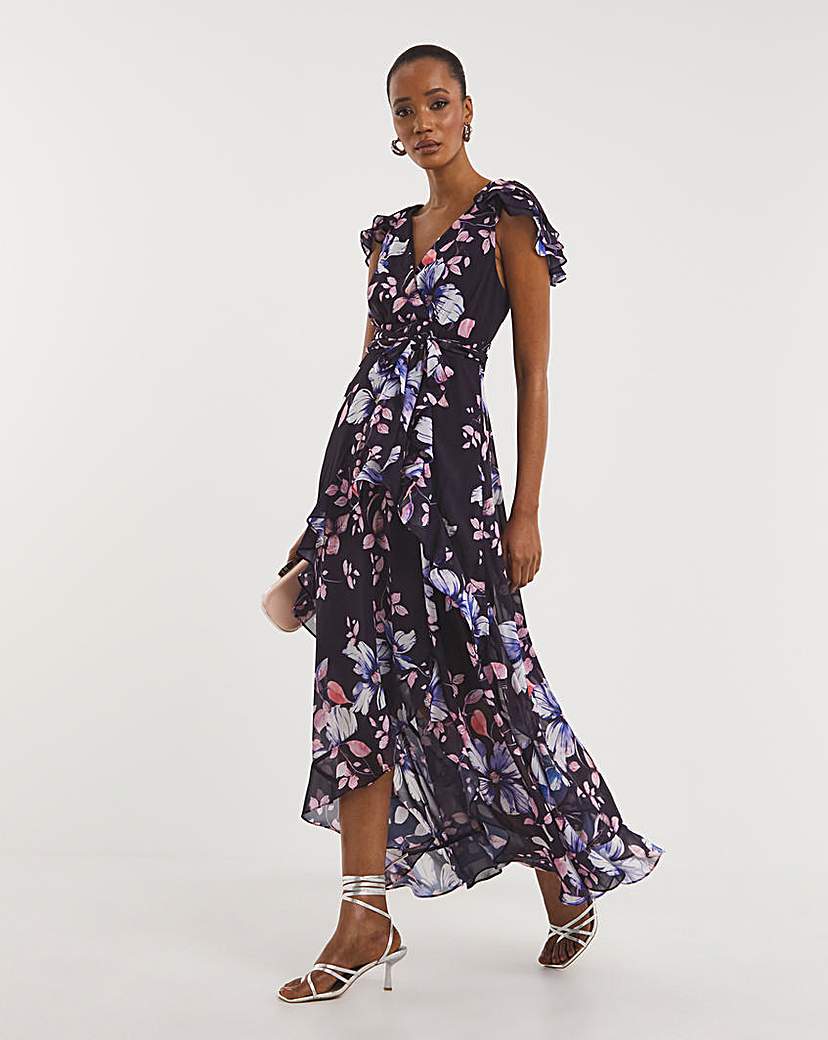 Joanna Hope Ruffle Maxi Dress