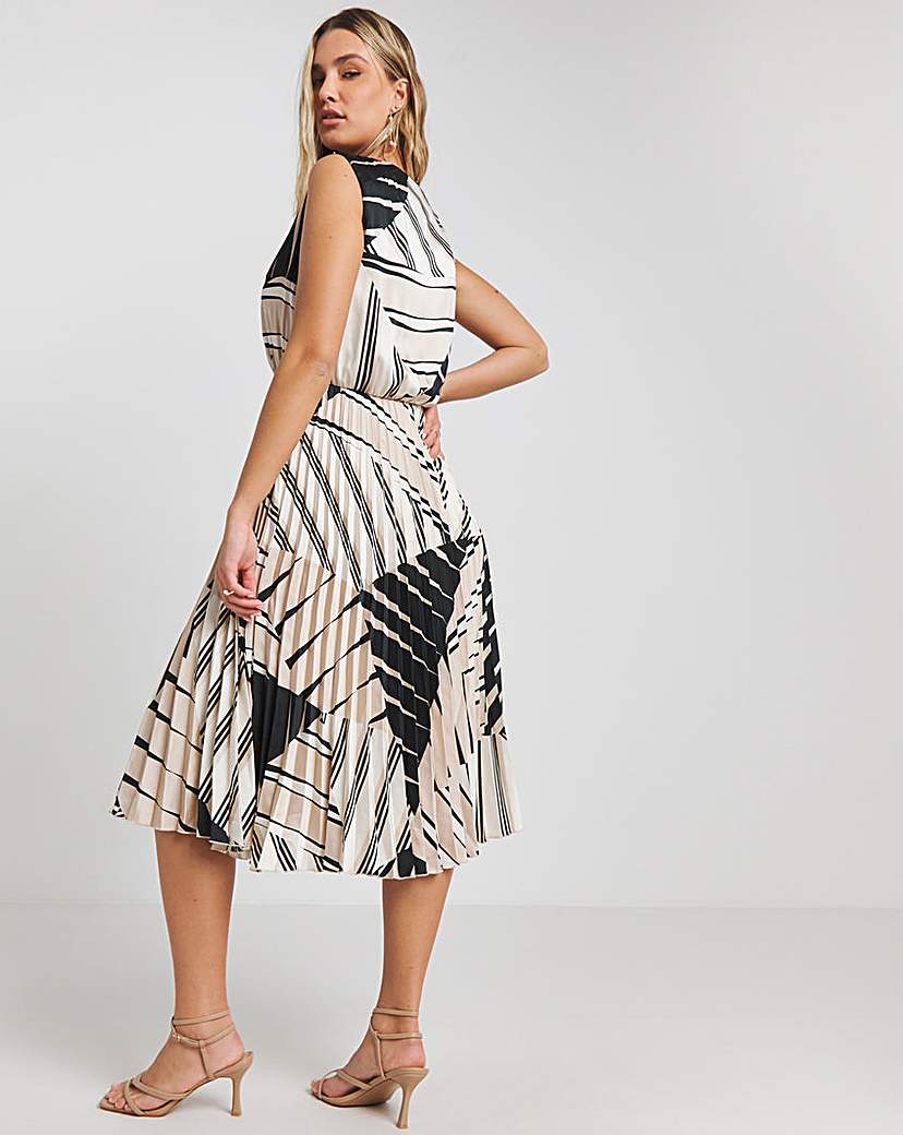 Joanna Hope Geo Print Dress