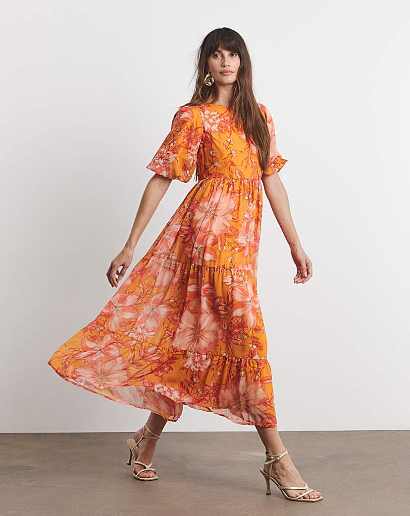 Joanna Hope Lace Up Maxi Dress