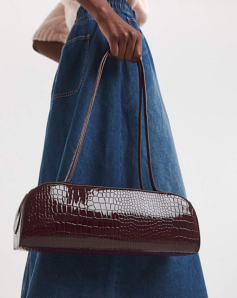 New In - Elongated Baguette Shoulder Bag
